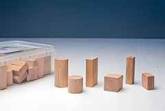 Игровой набор Фребеля "Конструктор" (50 элементов, бук, серия "Красота вокруг нас") - fgospostavki.ru - Екатеринбург