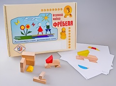 Игровой набор Фребеля "Конструктор деревянный без соединений-1" (Серия "Эксперимент") - fgospostavki.ru - Екатеринбург