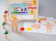 Игровой набор Фребеля "Конструктор деревянный без соединений-3" (Серия "Эксперимент") - fgospostavki.ru - Екатеринбург