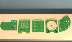 Бизиборд «Крокодил Гена» - fgospostavki.ru - Екатеринбург