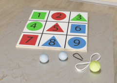 Мишень напольная цветная с цифрами - fgospostavki.ru - Екатеринбург