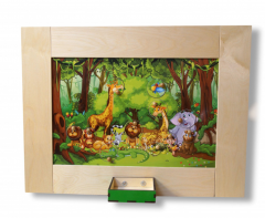 Тактильно-развивающая панель «Мир зверей» - fgospostavki.ru - Екатеринбург