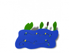 Тактильно-развивающая панель «Пруд» - fgospostavki.ru - Екатеринбург