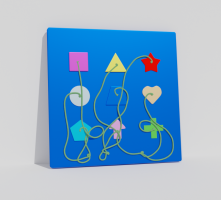 Тактильно-развивающая панель «Геометрия» - fgospostavki.ru - Екатеринбург