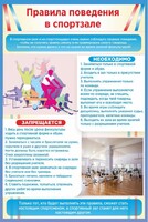 Стенд "Правила поведения в спортзале №1" - fgospostavki.ru - Екатеринбург