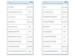 Комплект карточек (10) "Обучающий калейдоскоп. Умножение на 7, 8 и 9" - fgospostavki.ru - Екатеринбург