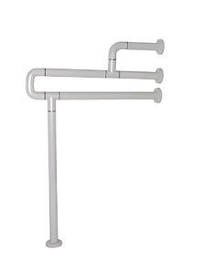 Поручень напольно-настенный с антибактериальным покрытием (белый) - fgospostavki.ru - Екатеринбург