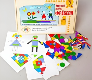Игровой набор Фребеля "Конструктор плоскостной-4" (Серия "Эксперимент") - fgospostavki.ru - Екатеринбург