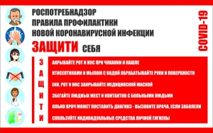 Плакат "Правила профилактики коронавируса" - fgospostavki.ru - Екатеринбург