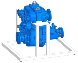 Учебное оборудование «Раздаточная коробка с коробкой отбора мощности в разрезе грузового автомобиля КамАЗ» - fgospostavki.ru - Екатеринбург