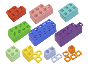 Нумирошка. Набор цветных пластиковых форм 100 шт. по методике Нумикон - fgospostavki.ru - Екатеринбург