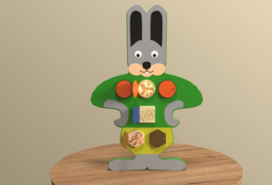 Бизиборд «Серый заинька» - fgospostavki.ru - Екатеринбург