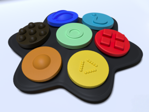 Полностью тактильный коммуникатор 7-кнопочный многоуровневый - fgospostavki.ru - Екатеринбург