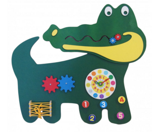 Бизиборд «Зеленый крокодил» - fgospostavki.ru - Екатеринбург