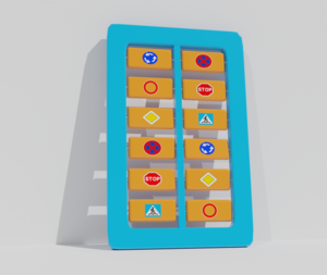 Игровая панель «Дорожные знаки»  - fgospostavki.ru - Екатеринбург