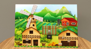 Настенная панель «Деревенский двор» - fgospostavki.ru - Екатеринбург