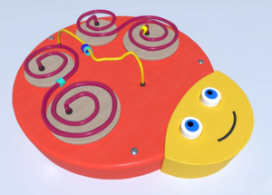 Настенный игровой элемент в виде головы гусеницы - fgospostavki.ru - Екатеринбург