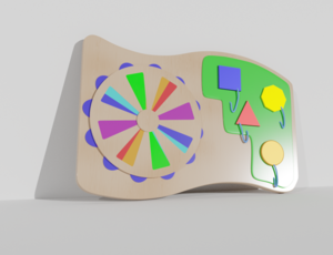 Тактильно-развивающая панель «Яркие краски» - fgospostavki.ru - Екатеринбург