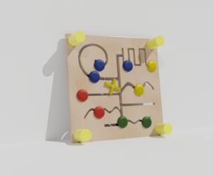 Тактильно-развивающая панель с лабиринтами - fgospostavki.ru - Екатеринбург