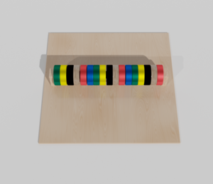 Тактильно-развивающая панель с разноцветными кругами - fgospostavki.ru - Екатеринбург