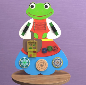 Бизиборд «Лягушка» - fgospostavki.ru - Екатеринбург