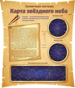 Стенд "Карта звездного неба" - fgospostavki.ru - Екатеринбург