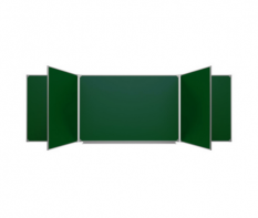 Меловая доска аудиторная пятиэлементная магнитная зеленая эмалированная (3000*1000) - fgospostavki.ru - Екатеринбург