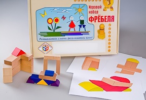 Игровой набор Фребеля "Конструктор деревянный без соединений-2" (Серия "Эксперимент") - fgospostavki.ru - Екатеринбург