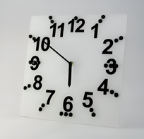 Часы тактильные настольные с крупными цифрами - fgospostavki.ru - Екатеринбург