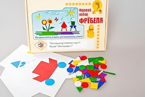 Игровой набор Фребеля "Конструктор плоскостной-1" (Серия "Эксперимент") - fgospostavki.ru - Екатеринбург