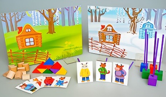 Игровой набор Фребеля "Заюшкина избушка" (серия "Сказочный мир". Выпуск 1) - fgospostavki.ru - Екатеринбург