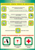 Таблица "Выполняйте опыты только по инструкции" (100х140 сантиметров, винил) - fgospostavki.ru - Екатеринбург