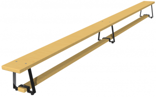 Скамейка гимнастическая (металлические ножки) (4 м)  - fgospostavki.ru - Екатеринбург