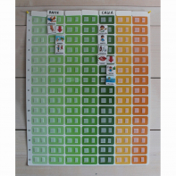 Панель для визуального расписания с цветными ячейками - fgospostavki.ru - Екатеринбург