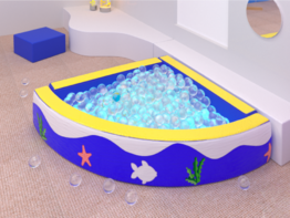 Бассейн угловой сухой бескаркасный - fgospostavki.ru - Екатеринбург