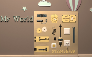 Бизиборд «Умелый малыш» - fgospostavki.ru - Екатеринбург