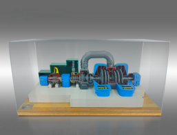 Наглядный макет "Разрез паровой турбины ТЭЦ" - fgospostavki.ru - Екатеринбург