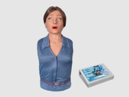 Тренажер-манекен взрослой пострадавшей женщины "Ирина" (голова, торс) для отработки приемов сердечно-легочной реанимации - fgospostavki.ru - Екатеринбург