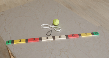 Мяч-маятник и планка для отбивания с цифрами - fgospostavki.ru - Екатеринбург