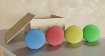 Набор кинезиологических мячей в коробке - fgospostavki.ru - Екатеринбург