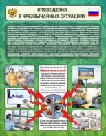 Стенд "Оповещения в чрезвычайных ситуациях" - fgospostavki.ru - Екатеринбург