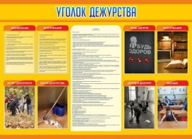 Стенд "Уголок дежурства" - fgospostavki.ru - Екатеринбург